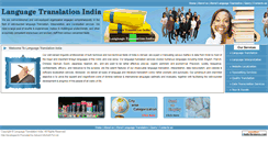 Desktop Screenshot of languagetranslationindia.locateindia.com